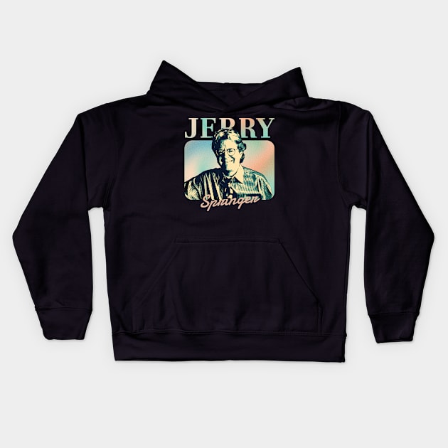 Jerry springer vintage Kids Hoodie by podni cheear